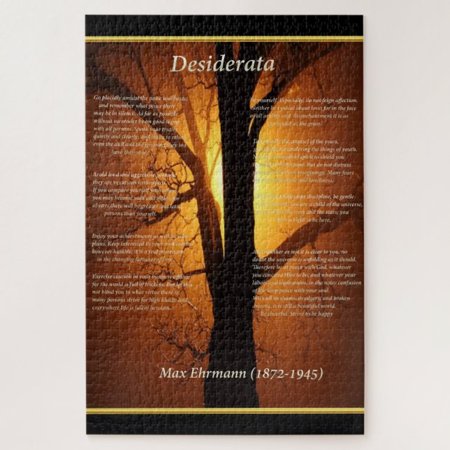 Orange Tree  Jigsaw Puzzle (Vertical)