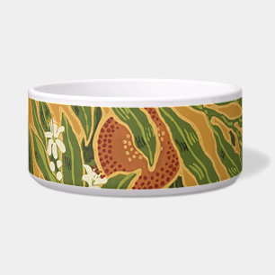 Orange Tree Vintage Wallpaper Pattern Art Nouveau