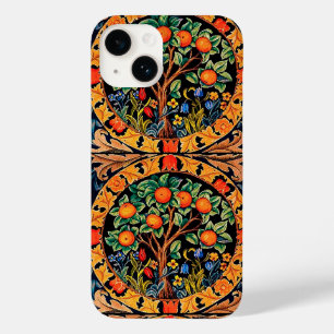 ORANGE TREE WITH GREEN LEAVES,FLOWERS Case-Mate iPhone 14 CASE