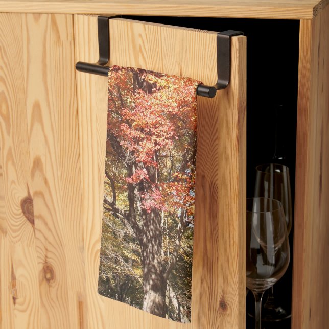 Orange Trees Tea Towel (Thirds Fold)