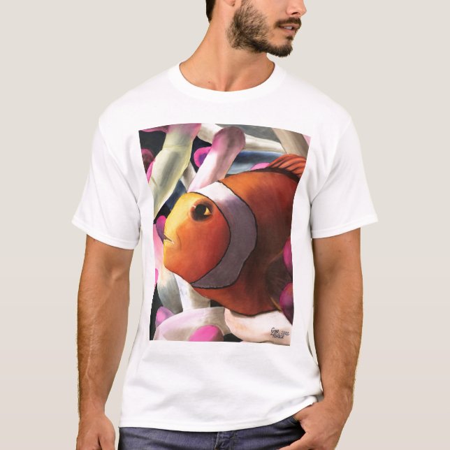 Orange Tropical Fish T-Shirt (Front)