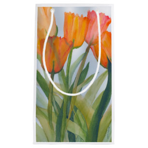Orange Tulip Gift Bag