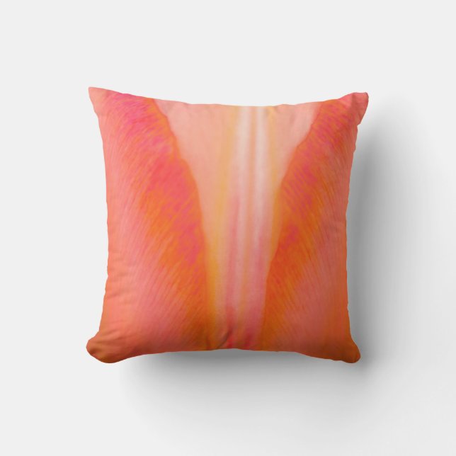 Orange Tulip Outdoor Cushion (Front)