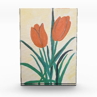 Orange Tulips  Photo Block