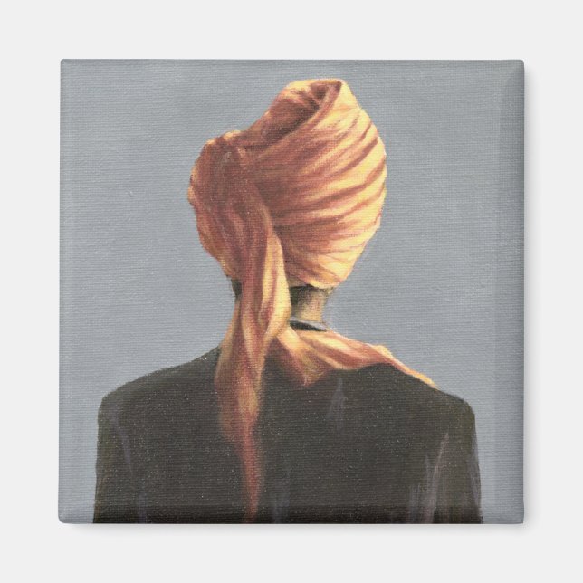 Orange turban 2004 magnet (Front)