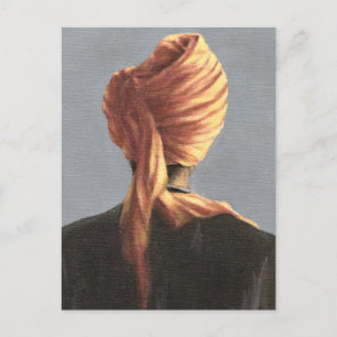 Orange turban 2004 postcard
