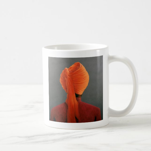 Orange Turban Coffee Mug (Right)