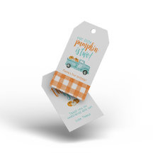 Orange & turquoise Pumpkin Harvest Truck 