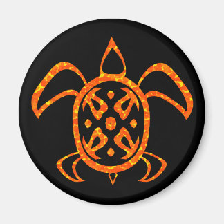 Orange Turtle Magnets