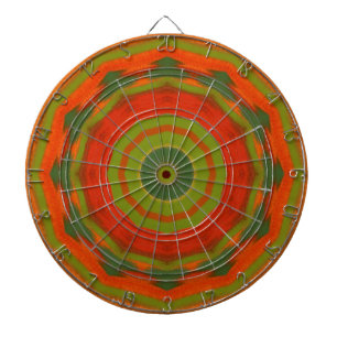 Orange Twirl Dartboard