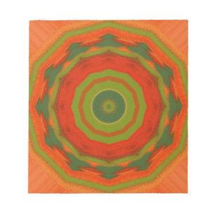 Orange Twirl Notepad