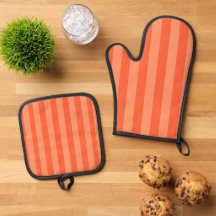 Orange Two-tone Stripes