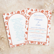 Orange Verona Sunset Flowers Wedding