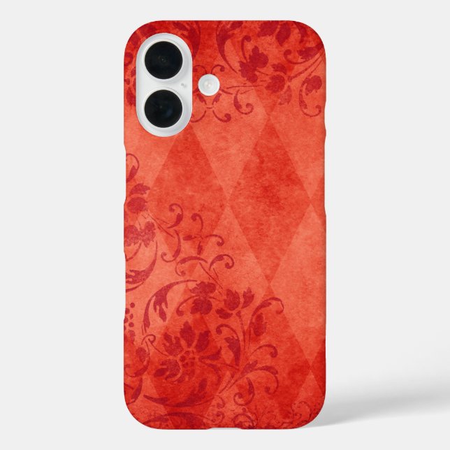 Orange Vintage Design Case-Mate iPhone Case (Back)