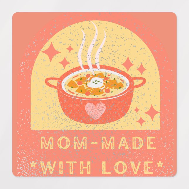 Orange Vintage Mum-made by Love (Design 1)