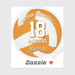 orange volleyball team colours athlete name