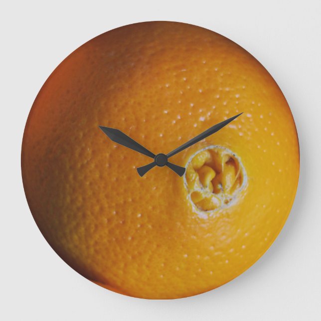 Orange wall clock (Front)
