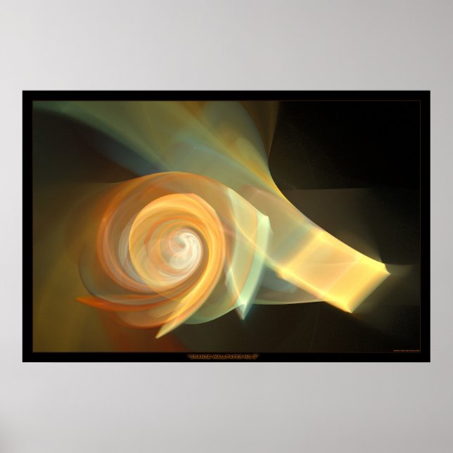 orange wallpaper no.3 poster (Front)