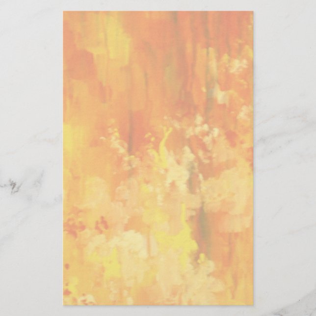 Orange Washed Stationery (Front)