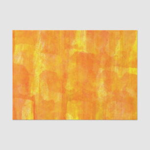 Orange Watercolor All-Over Print Tissue Paper