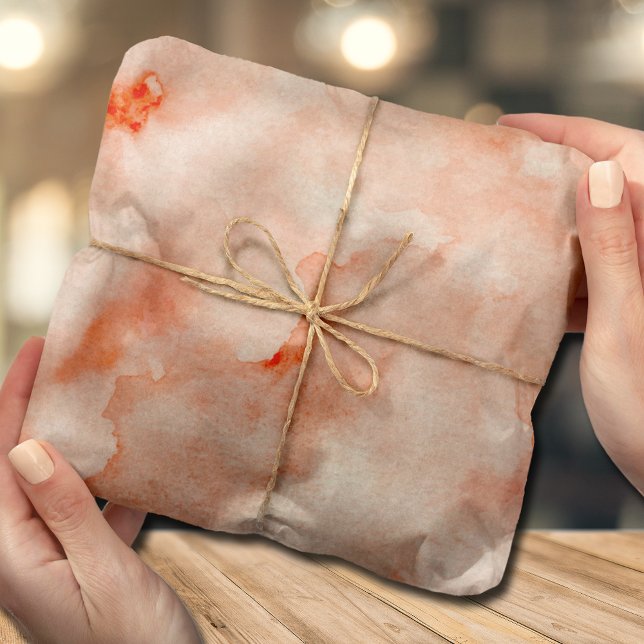 Orange Watercolor Tissue Paper (Creator Uploaded)