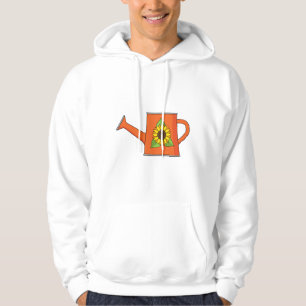 Orange Watering Can with Sunflower Hoodie