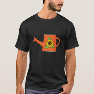 Orange Watering Can with Sunflower T-Shirt