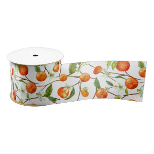 Orange Wedding Satin Ribbon