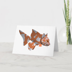 Orange-White Spotted Catfish Card