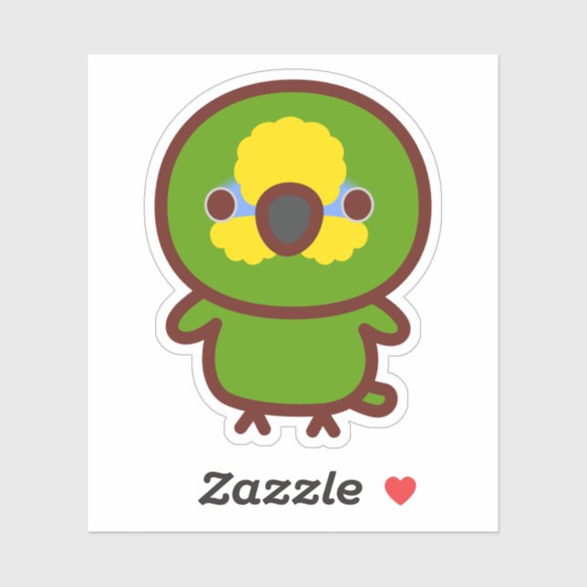 Orange-winged amazon (Sheet)
