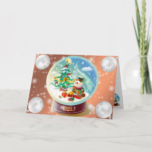 Orange Winter Card