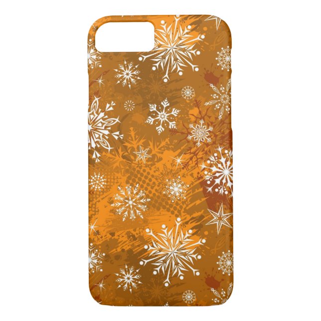 Orange Winter Case-Mate iPhone Case (Back)