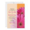 Orange with Pink Gerbera Daisy Wedding Invitation
