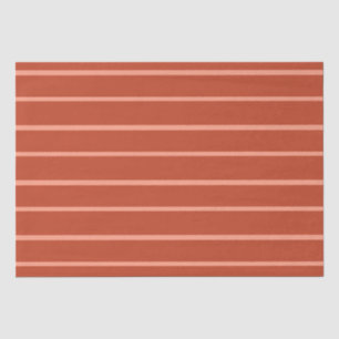Orange with pink stripes tissue paper