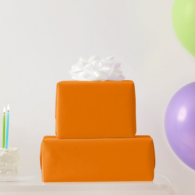 Orange Wrapping Paper (Party Gifts)