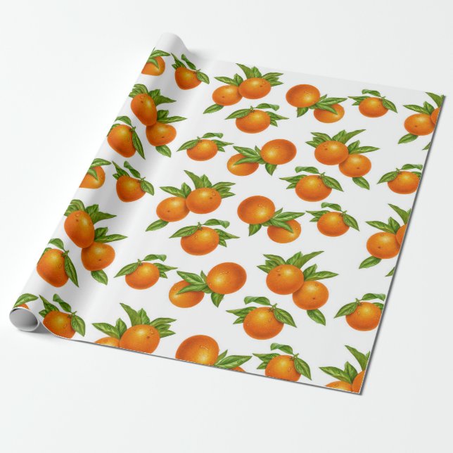 Orange Wrapping Paper (Unrolled)