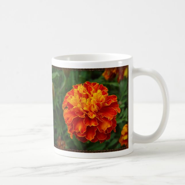 Orange_yel flower_ml coffee mug (Right)