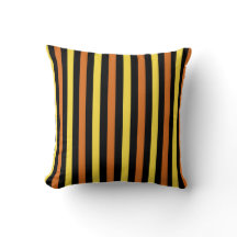 Orange, Yellow, Black Striped Halloween