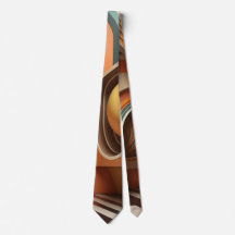 Orange yellow brown retro abstract modern pattern