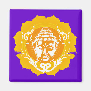 Orange & Yellow Buddha Magnet