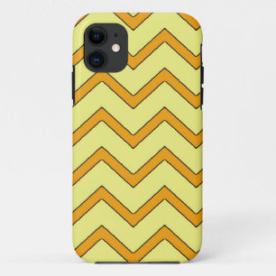 Orange yellow chevron style iphone 5 case