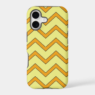 Orange yellow chevron style iphone 5 case