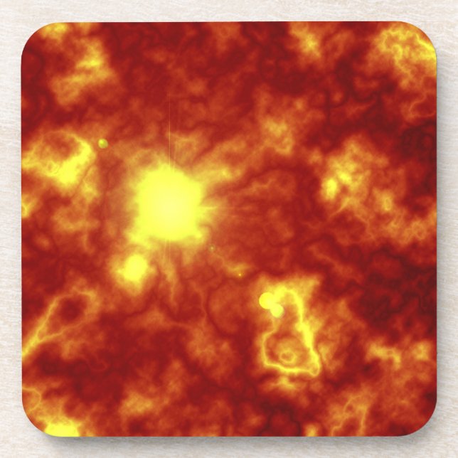 Orange & Yellow Coaster (Front)