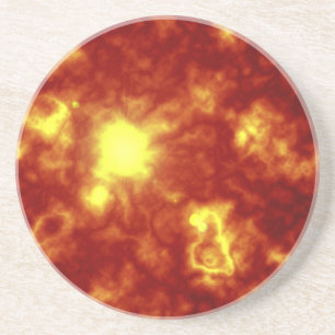 Orange & Yellow Coaster