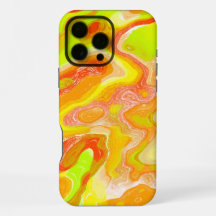 Orange Yellow Colourful Topography Abstract Marble