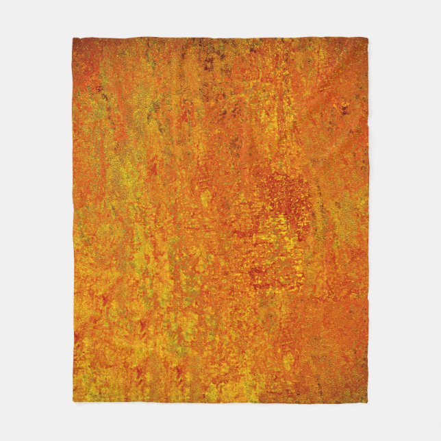 Orange yellow grunge backgroundabstract,art,backgr fleece blanket (Front)