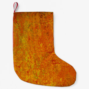 Orange yellow grunge backgroundabstract,art,backgr small christmas stocking