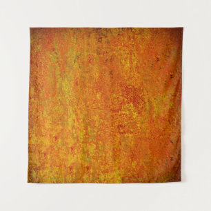 Orange yellow grunge backgroundabstract,art,backgr tapestry