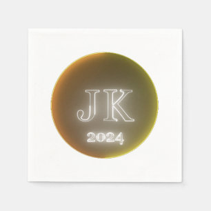 Orange Yellow Napkin 2024