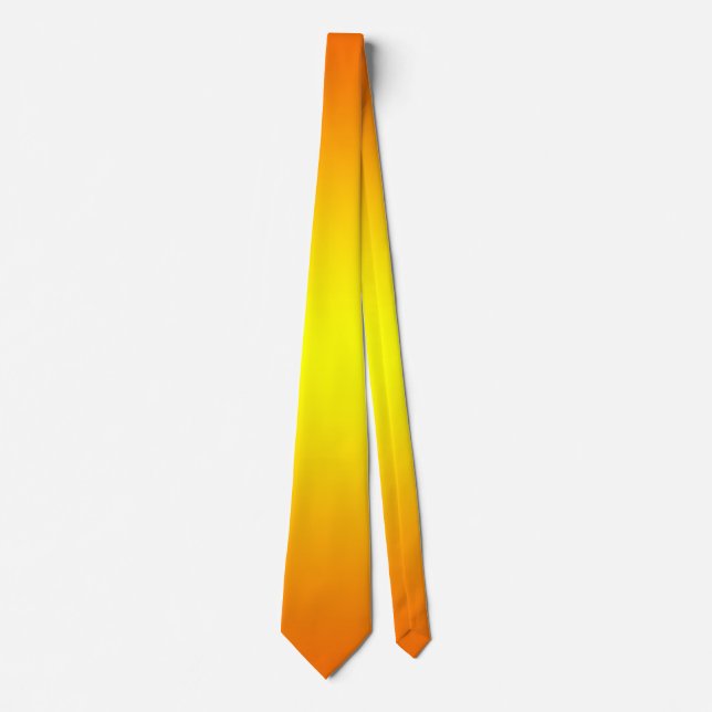 Orange & Yellow Neck Tie (Front)